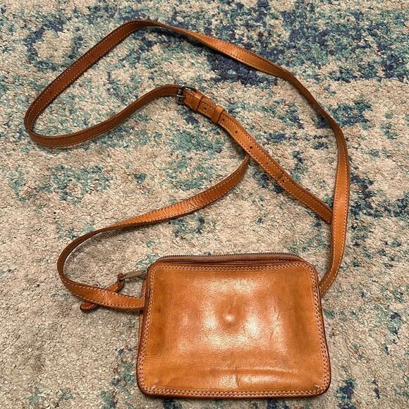 Vintage Tag Leather Mini Crossbody Bag - Picture 1 of 14